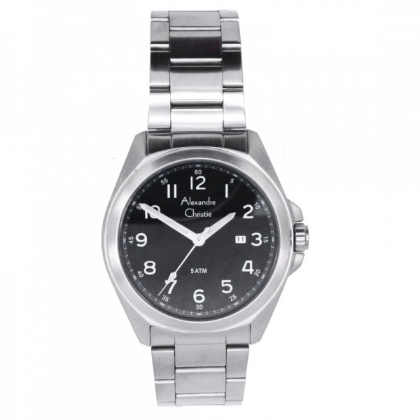 Alexandre Christie AC 6540 Silver Black MDBSSBA